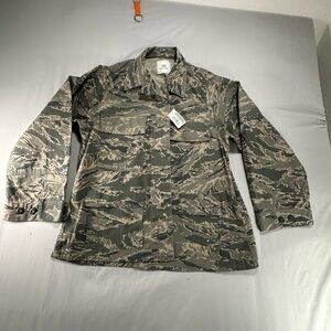 Women’s NWT Air Force Green Camouflage Utility Coat Size 16 S